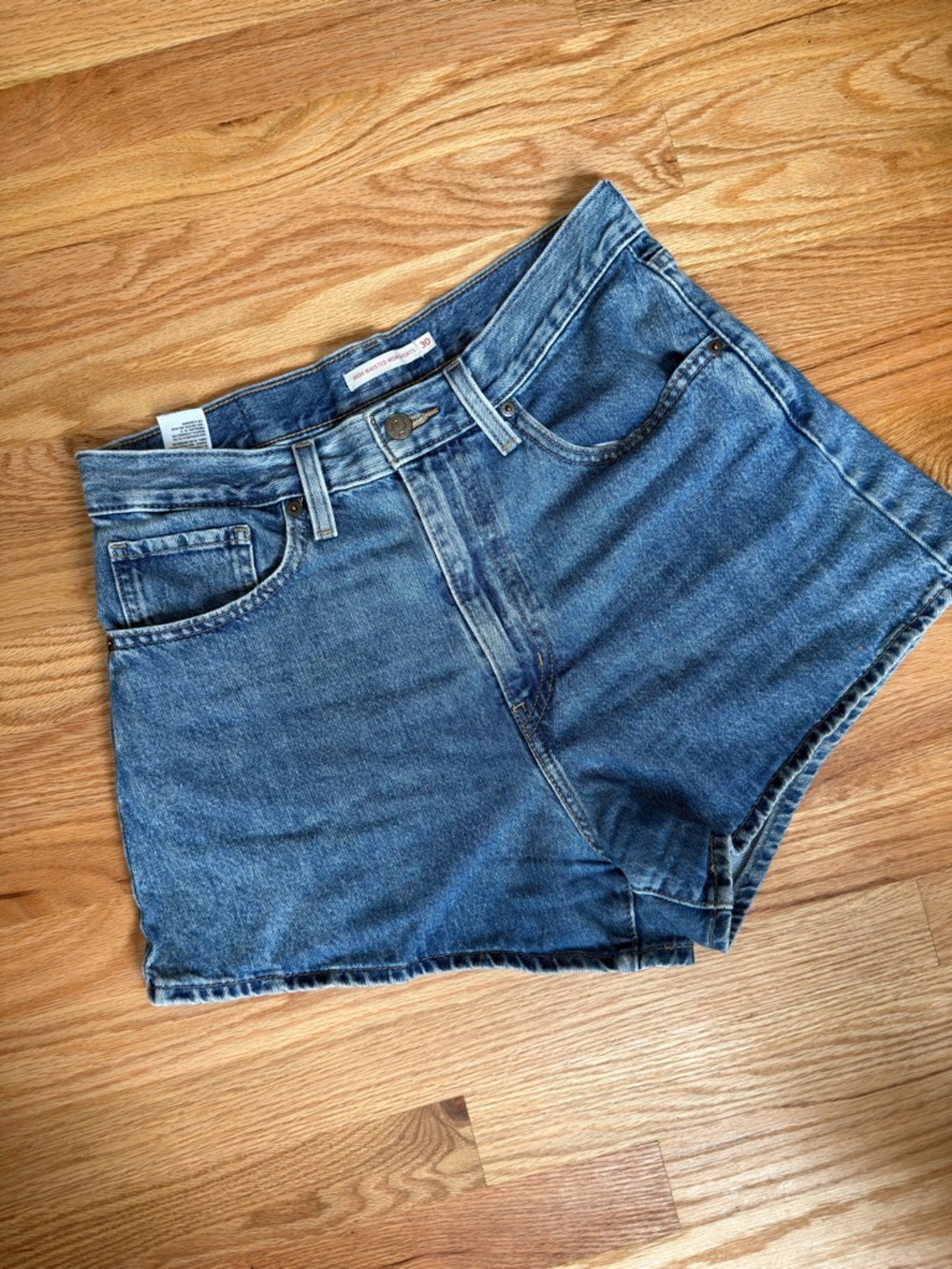Levi’s High-Waist Mom Denim Shorts